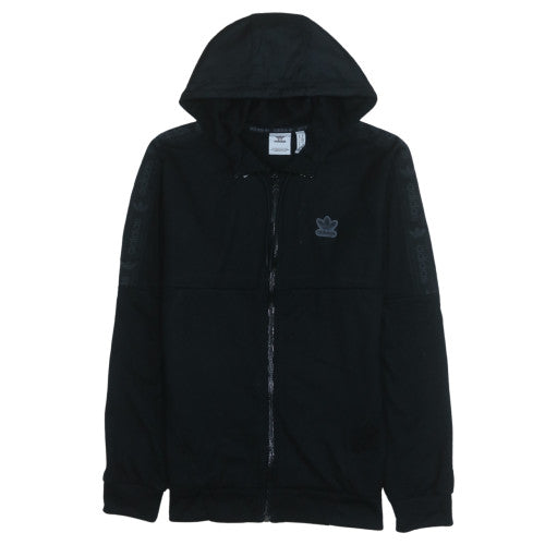 Adidas Men's Black Full Zip Hoodie M Regular Fit Sportswear