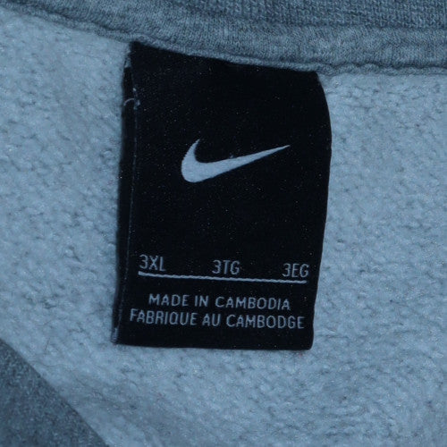 Nike Men's Grey 3XL Crew Neck Pullover Sweatshirt