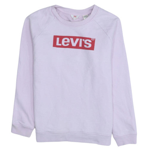 Levi's Women's Pink Crew Neck Pullover Sweatshirt Size S