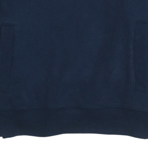 Levi's Boys Navy Pullover Hoodie Size 14 Cotton Blend Logo Sweatshirt