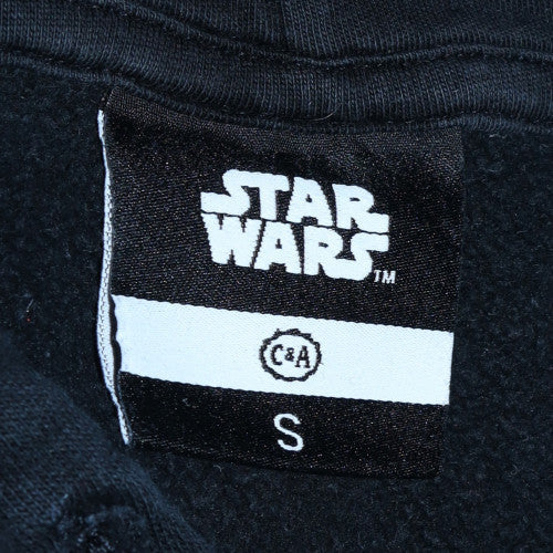 C&A Star Wars Black Pullover Hoodie Womens Small Casual Cotton Blend