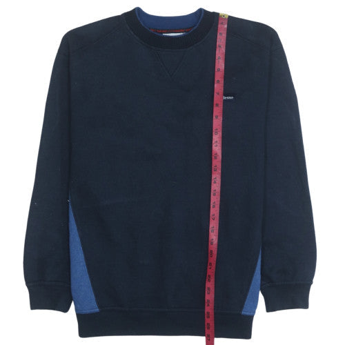 Ellesse Men's Blue Pullover Sweatshirt M Regular Fit Crew Neck