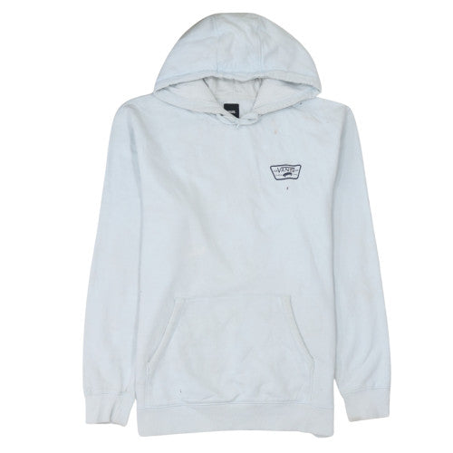 Vans Men's White Pullover Hoodie Large Fleece Skateboarding Style