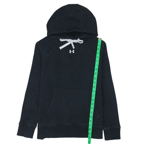 Under Armour Women's Black Pullover Hoodie Size S Loose Fit