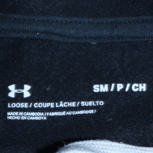 Under Armour Women's Black Pullover Hoodie Size S Loose Fit