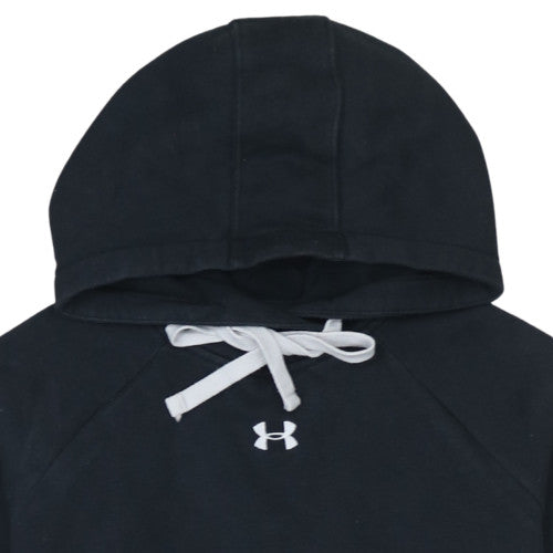 Under Armour Women's Black Pullover Hoodie Size S Loose Fit