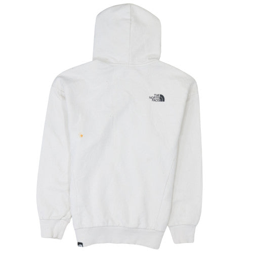 The North Face Womens White Pullover Hoodie Medium Cotton Blend