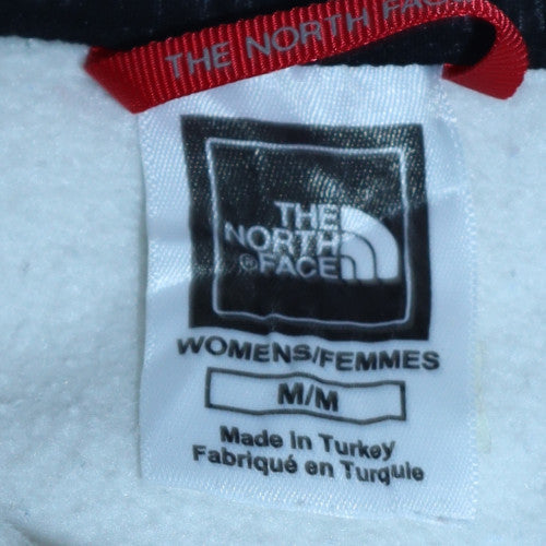 The North Face Womens White Pullover Hoodie Medium Cotton Blend