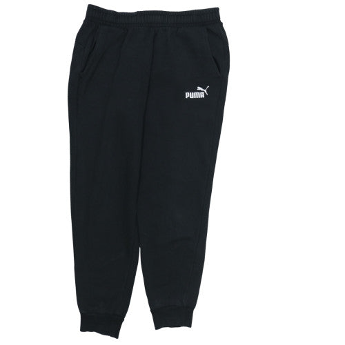 Puma Men's Black Jogger Sweatpants L Cotton Blend Casual