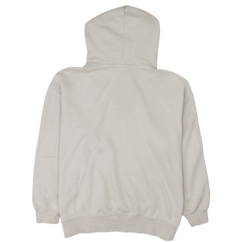 Nike Women Beige Pullover Hoodie M Hooded Logo Sweatshirt