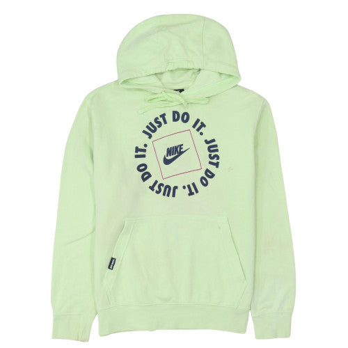 Nike Women's Green Pullover Hoodie Medium Just Do It Logo