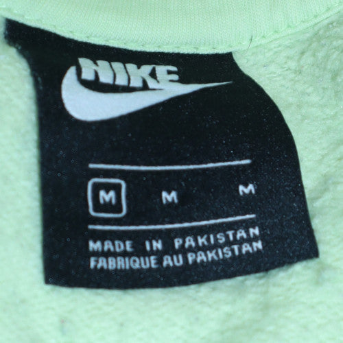 Nike Women's Green Pullover Hoodie Medium Just Do It Logo