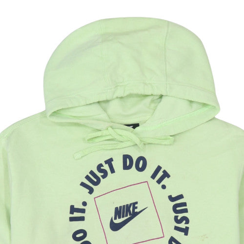 Nike Women's Green Pullover Hoodie Medium Just Do It Logo