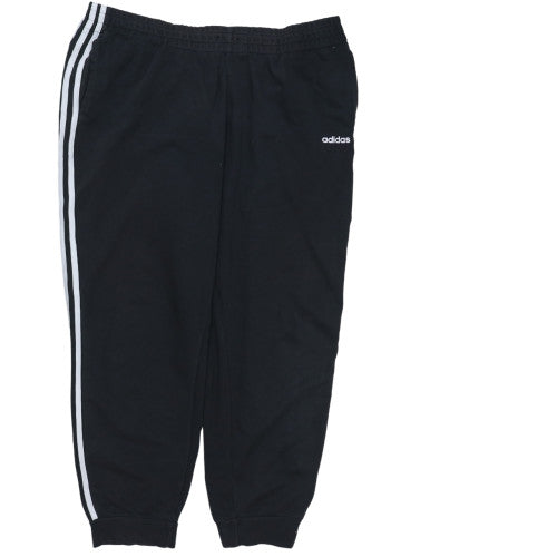 Adidas Womens Black S Jogger Sweatpants Elastic Waist Sports Trousers