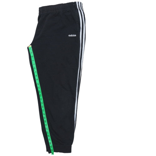 Adidas Womens Black S Jogger Sweatpants Elastic Waist Sports Trousers