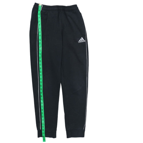 Adidas Mens Black S Regular Fit Tapered Sweatpants