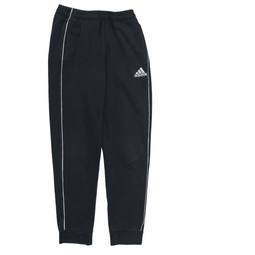 Adidas Mens Black S Regular Fit Tapered Sweatpants