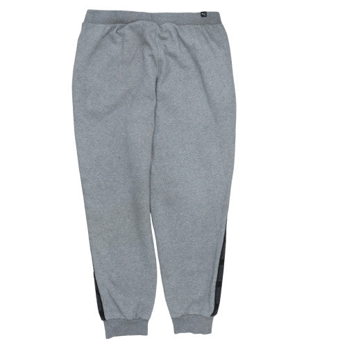 Puma Men's Grey Fleece Sweatpants L Casual Joggers