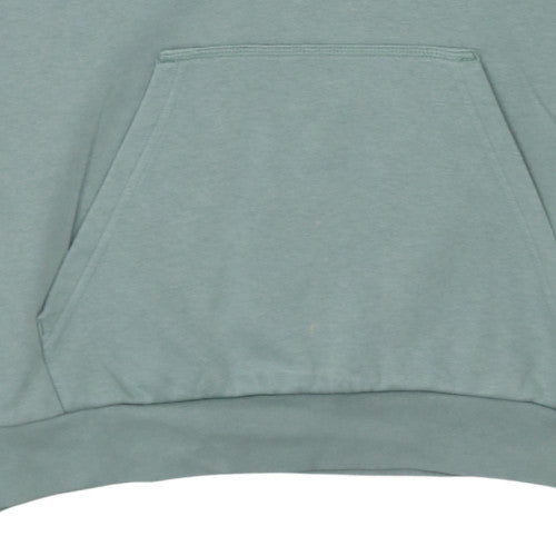 Adidas Women’s Green Pullover Hoodie Medium Logo Print Cotton Blend