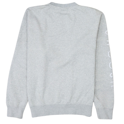 Nike Women's Grey Swoosh Logo Pullover Sweatshirt Size S