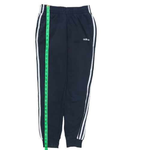 Adidas Women Blue Jogger Sweatpants Small Elastic Waist Comfort