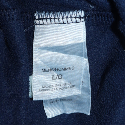 The North Face Mens Blue Fleece Half Zip Pullover Sweatshirt L