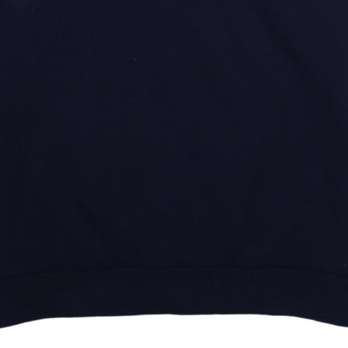 Puma Men’s Blue 2XL Crew Neck Pullover Logo Sweatshirt