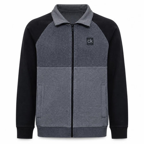 Calvin Klein Men's Grey Full Zip Sweatshirt Size S