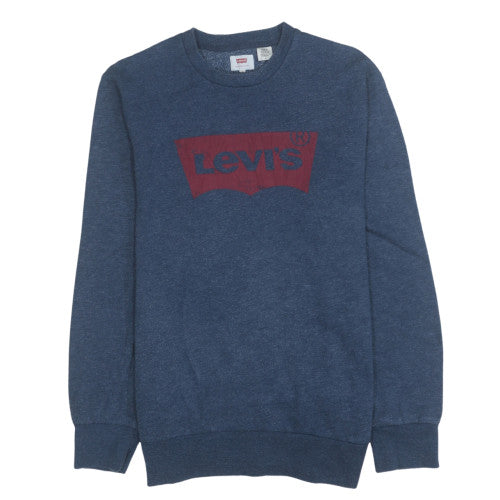 Levi's Men's Blue Logo Pullover Sweatshirt Size M Regular Fit