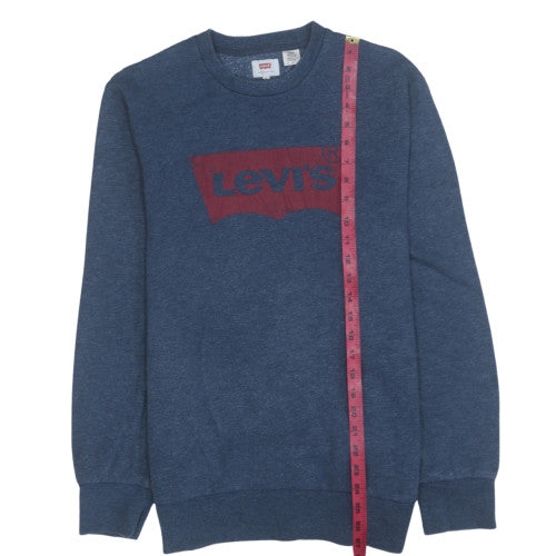 Levi's Men's Blue Logo Pullover Sweatshirt Size M Regular Fit