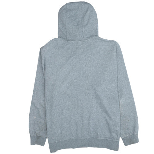 Nike Mens Grey XL Pullover Hoodie with Logo Print