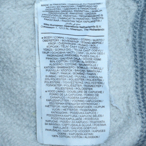 Nike Mens Grey XL Pullover Hoodie with Logo Print