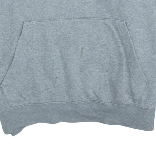 Nike Mens Grey XL Pullover Hoodie with Logo Print