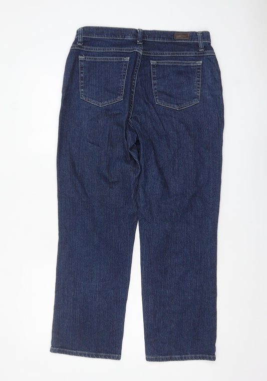 Lee Riders Women's Blue Size 10P Relaxed Straight Denim Jeans