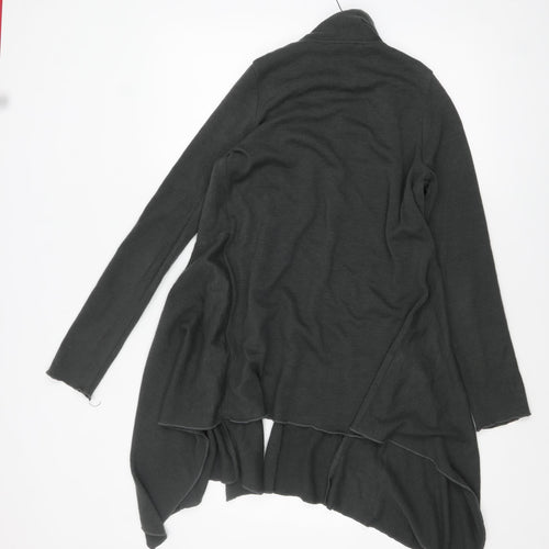AX Paris Women Grey Lightweight Wrap Cardigan S Long Sleeve