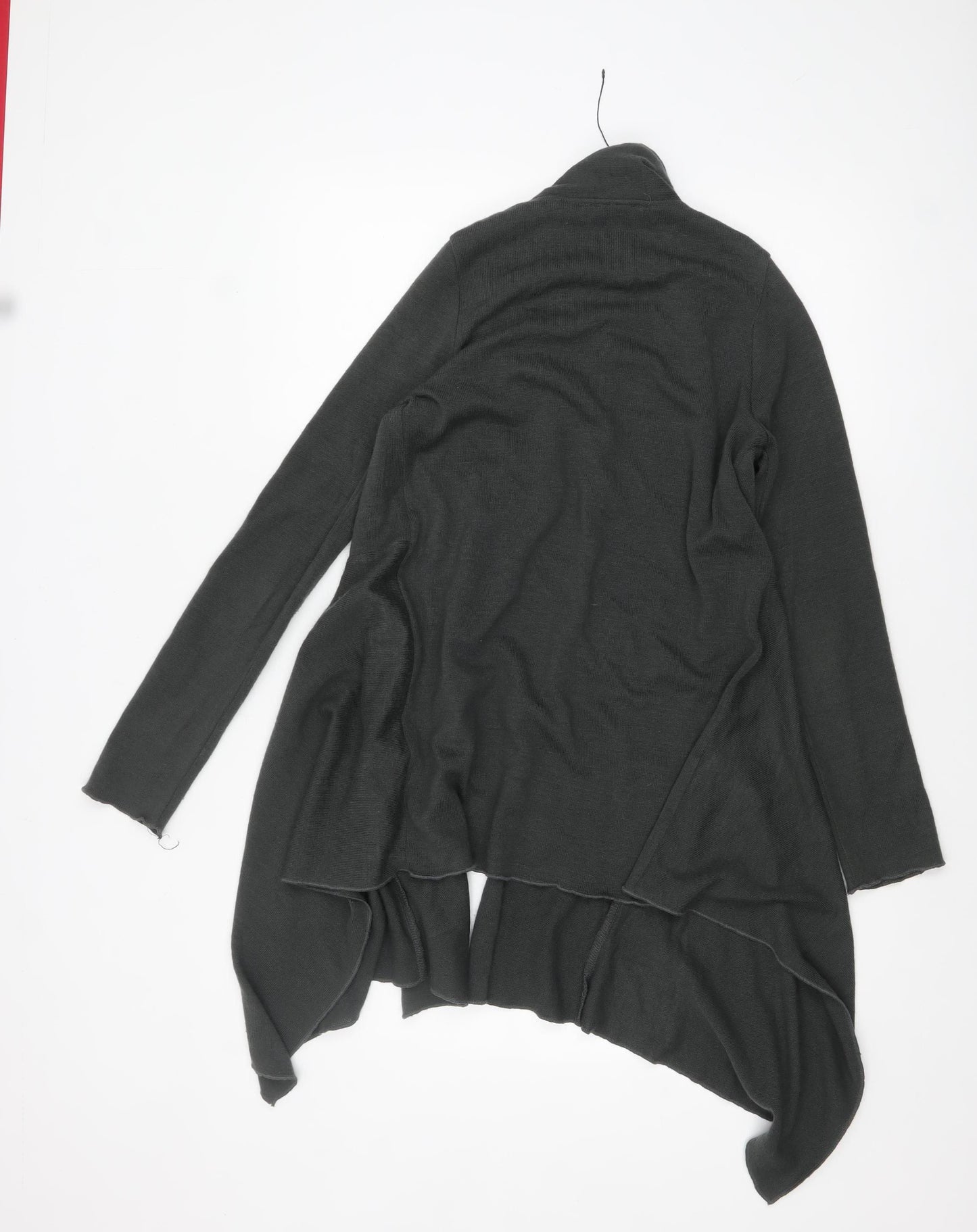 AX Paris Women Grey Lightweight Wrap Cardigan S Long Sleeve