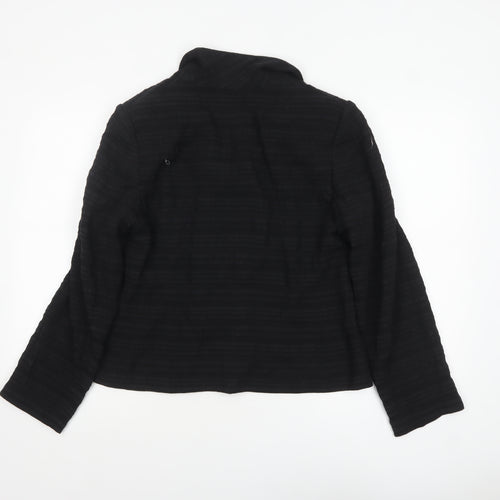 Alex & Co. Women's Black Shawl Collar Blazer Size 12 Lined Classic