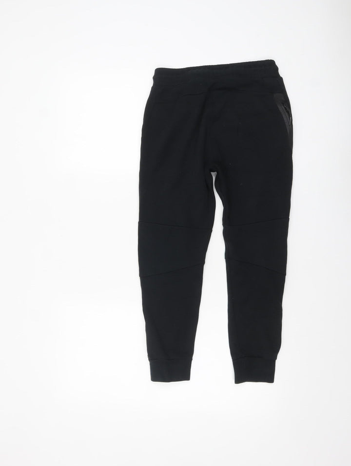 Nike Boys Black Jogger Trousers 10-12 Years Fleece Activewear Pants