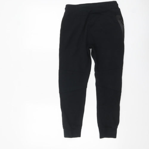 Nike Boys Black Jogger Trousers 10-12 Years Fleece Activewear Pants