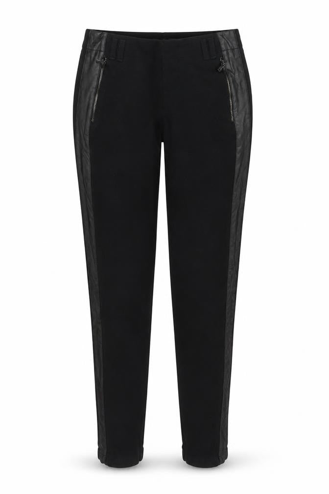 Zara Women Black Slim Fit Jegging Trousers Size 8