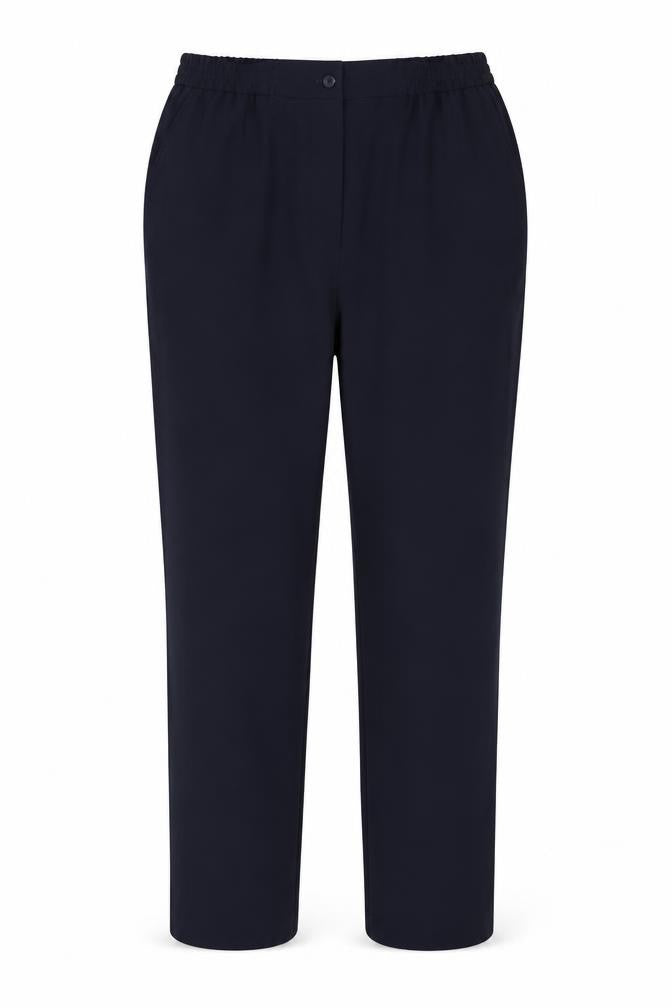 Front view of Cotswold Collections Women's Black, size 20, Straight Leg Trousers