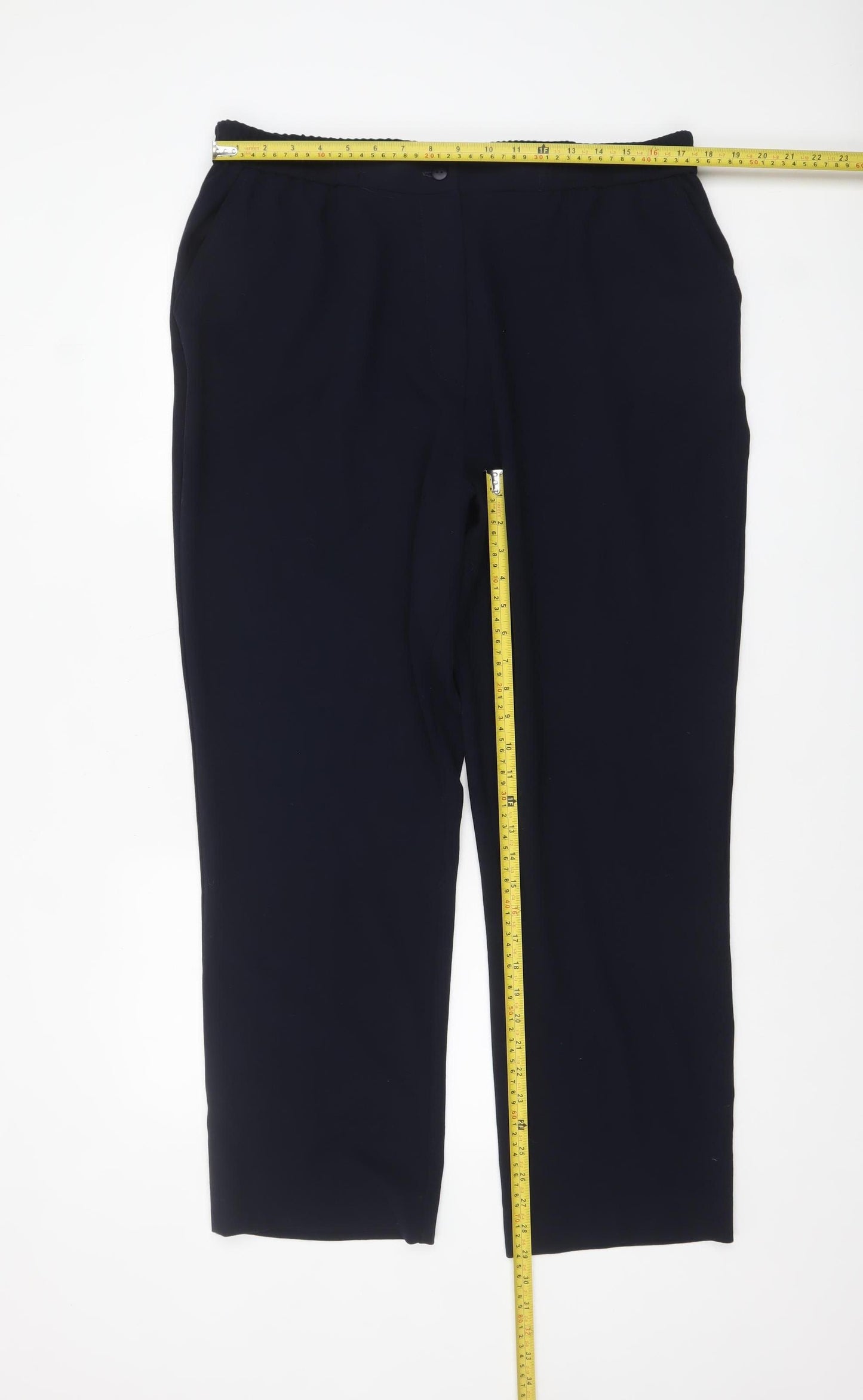 Cotswold Collections Women's Black Size 20 Straight Leg Trousers