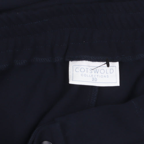 Cotswold Collections Women's Black Size 20 Straight Leg Trousers