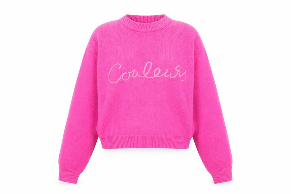 Front view of H&M Women’s Pink Mock Neck jumper XS Wool Blend