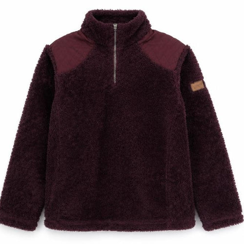 Regatta Womens Plum Fleece 1/4 Zip Pullover UK 16 Warm Winter Sweatshirt