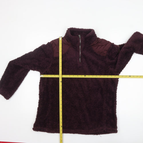 Regatta Womens Plum Fleece 1/4 Zip Pullover UK 16 Warm Winter Sweatshirt