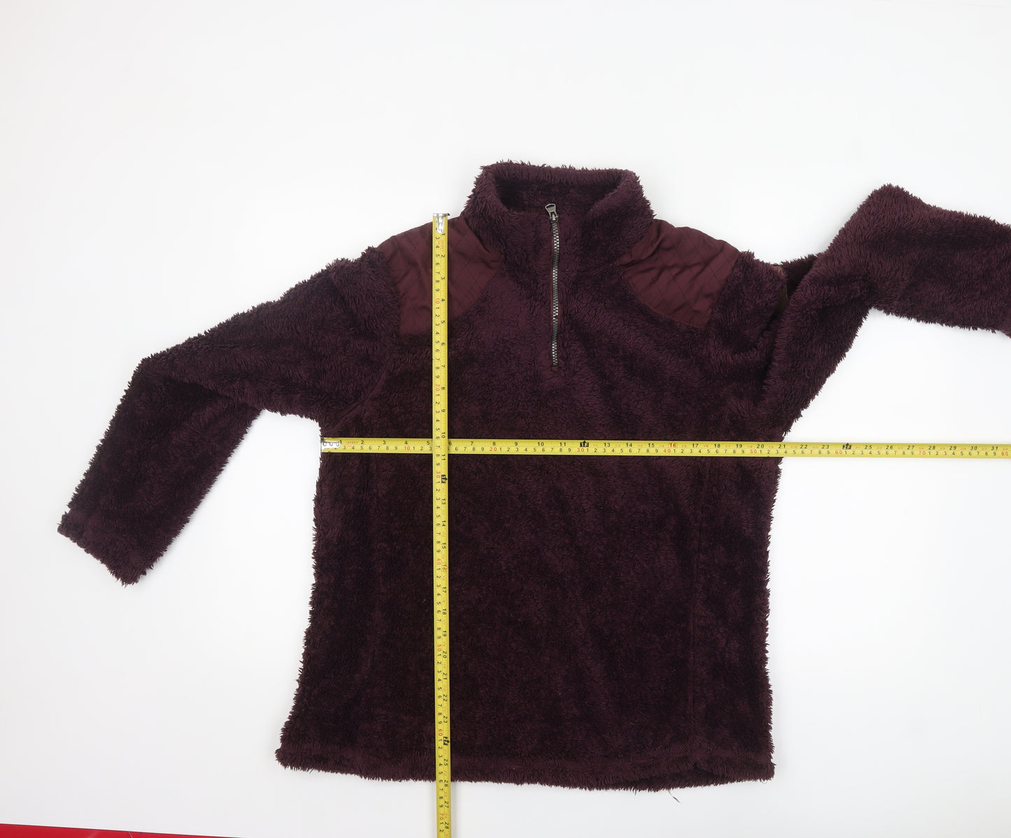 Regatta Womens Plum Fleece 1/4 Zip Pullover UK 16 Warm Winter Sweatshirt