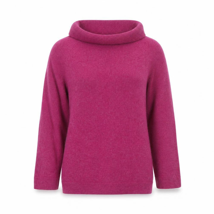 John Lewis Women Purple Cashmere Cowl Neck Jumper Size 10