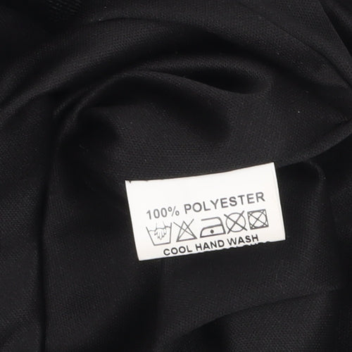 LOVE Women’s Black Velvet Bodycon Bow Strap Dress Size 10