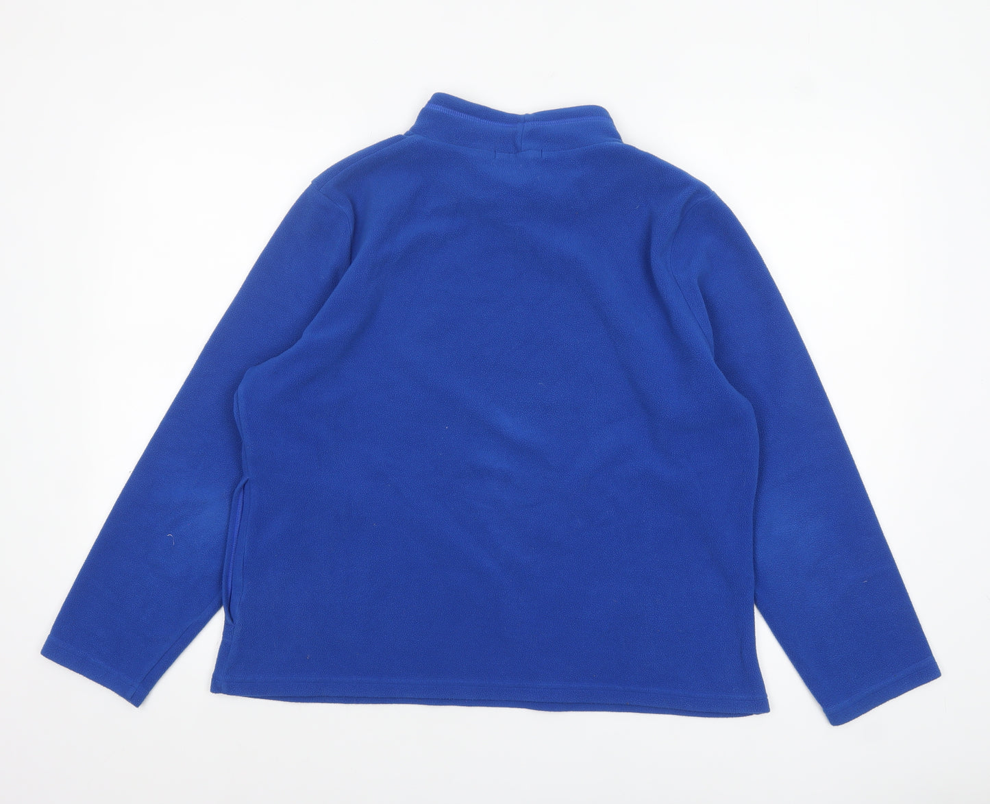 Marks and Spencer Women's Blue Fleece Pullover Sweatshirt UK 18
